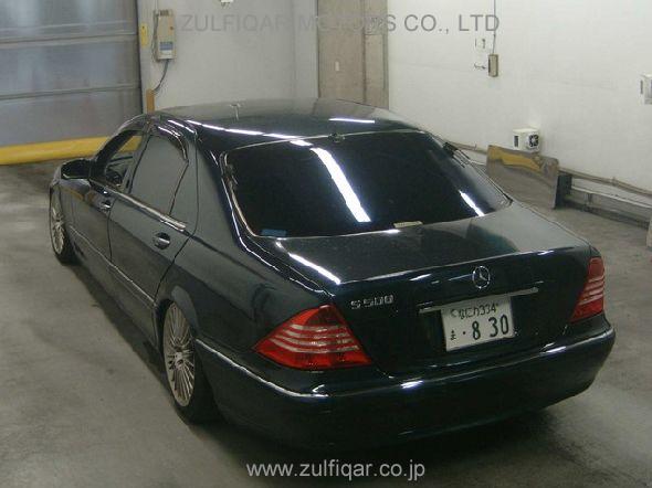 MERCEDES BENZ S CLASS 2001 Image 3