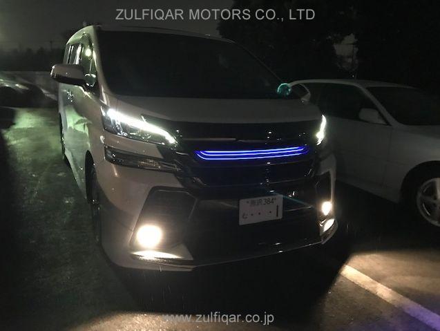 TOYOTA VELLFIRE 2017 Image 21