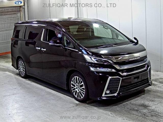 TOYOTA VELLFIRE 2017 Image 1