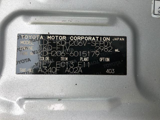 TOYOTA HIACE 2017 Image 33