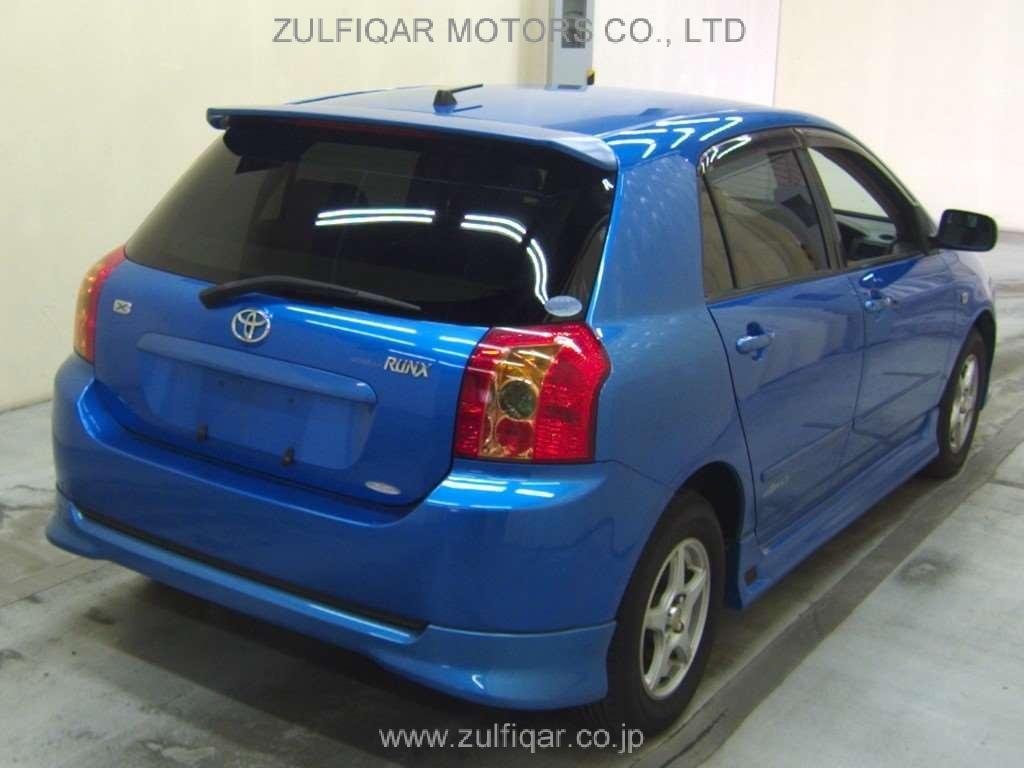 ZA-72717 TOYOTA COROLLA RUNX NZE124 Oct-2005