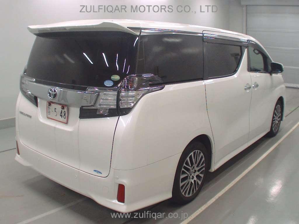 TOYOTA VELLFIRE 2017 Image 2
