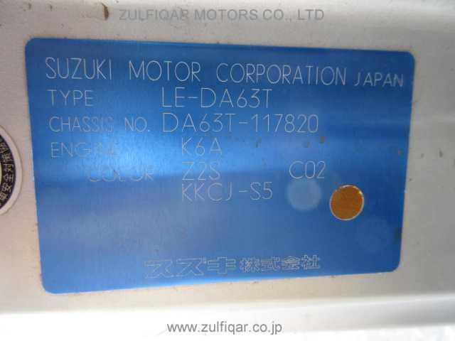 SUZUKI CARRY TRUCK 2002 Image 24