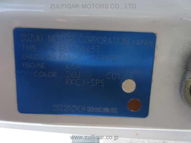 SUZUKI CARRY TRUCK 2002 Image 20