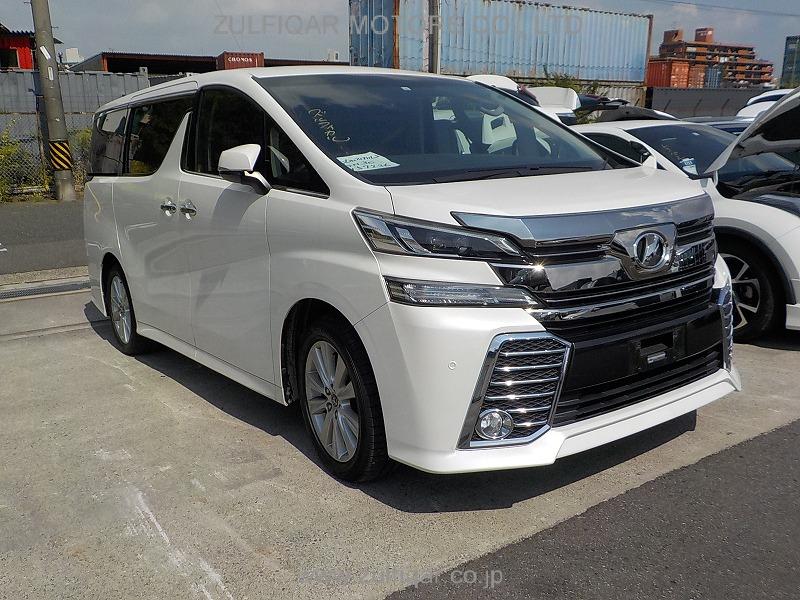 TOYOTA VELLFIRE 2017 Image 20