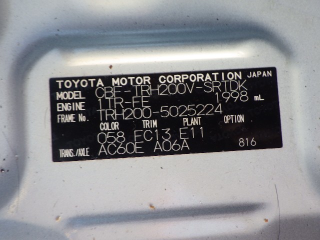 TOYOTA HIACE 2015 Image 24