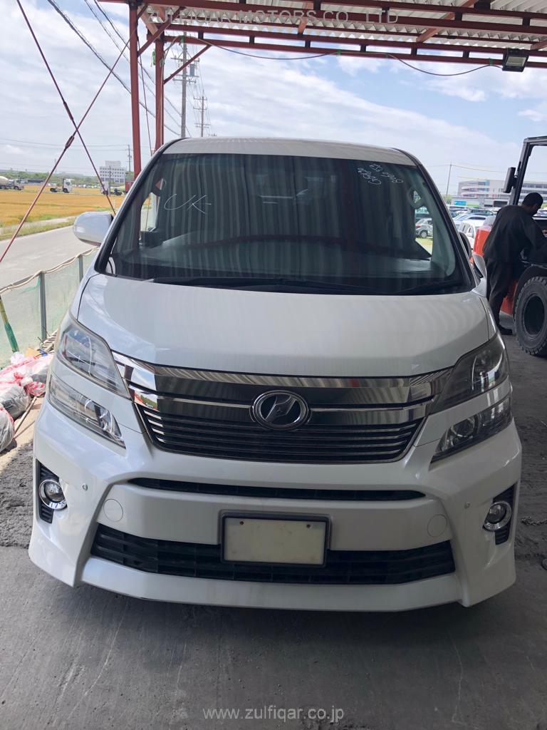 TOYOTA VELLFIRE 2012 Image 22