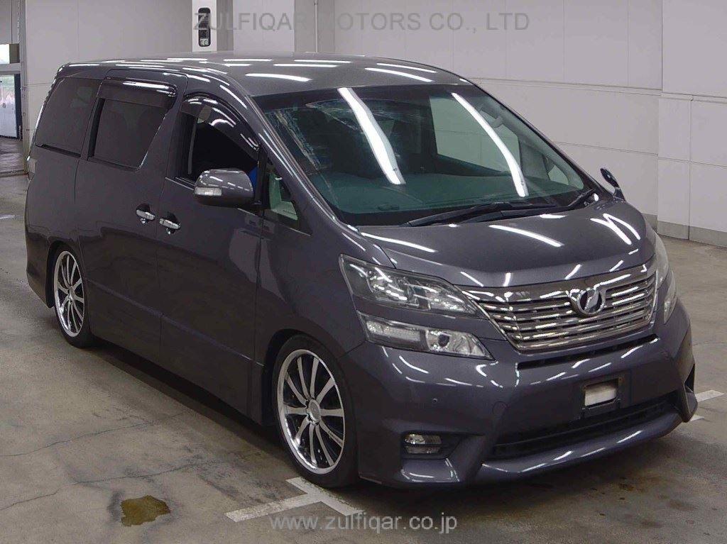 ZA-77067 TOYOTA VELLFIRE ANH25 Jul-2009
