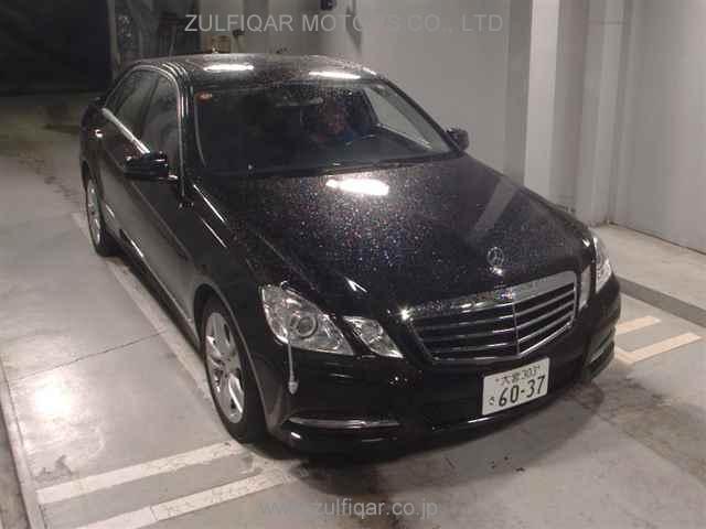 MERCEDES BENZ E CLASS 2011 Image 1