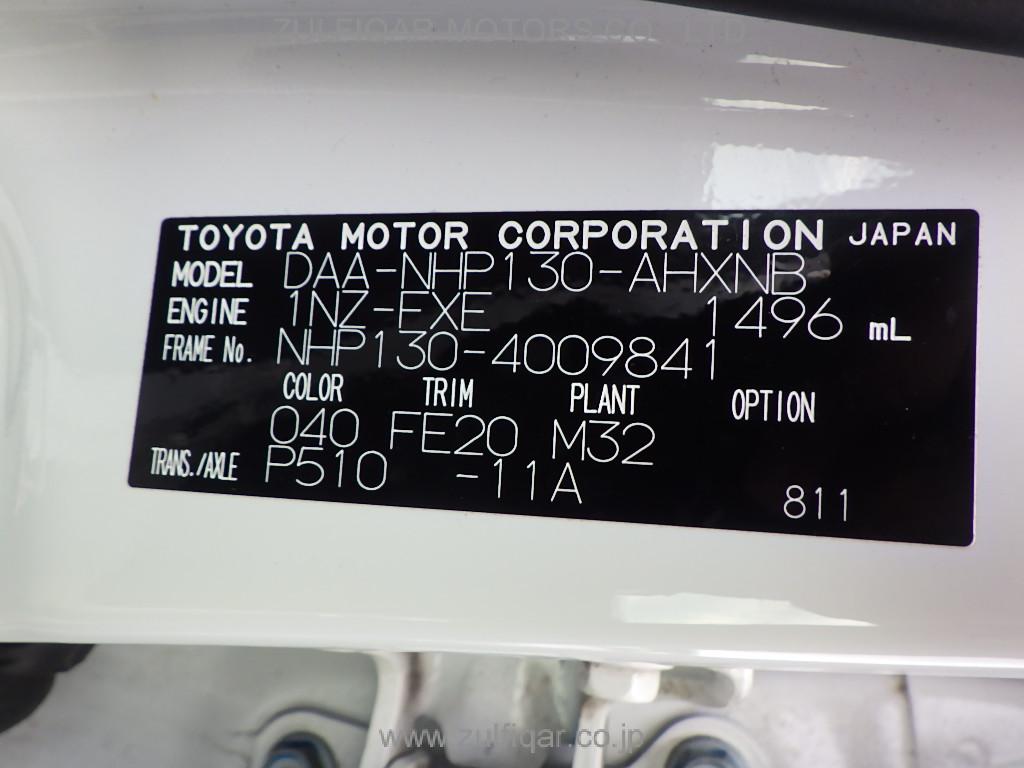 TOYOTA VITZ 2019 Image 26