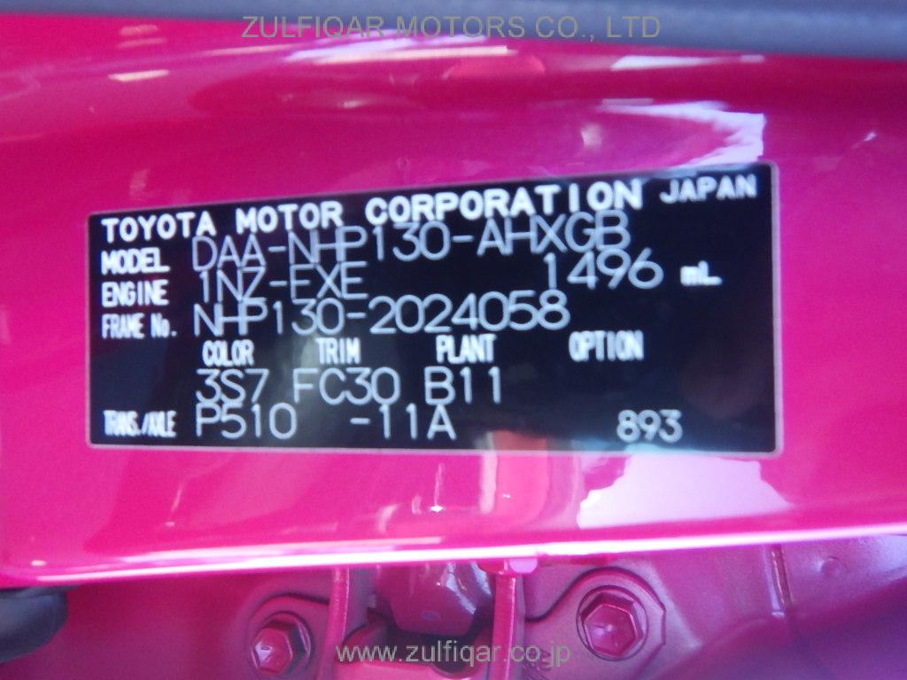 TOYOTA VITZ 2017 Image 23