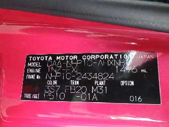 TOYOTA AQUA 2015 Image 17