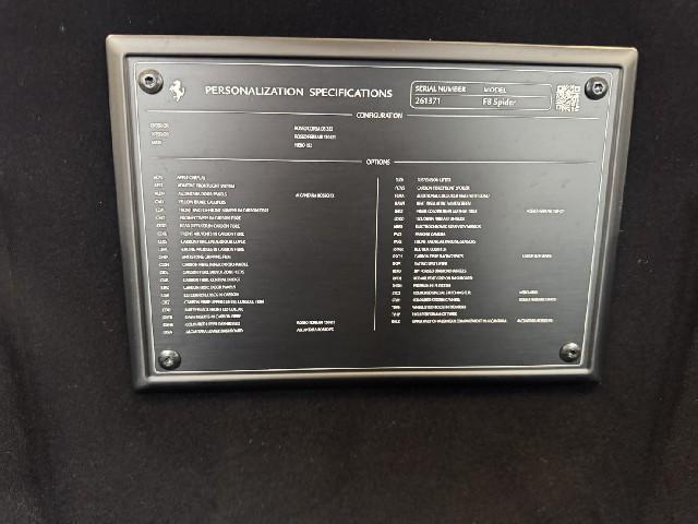 FERRARI F8 SPIDER 2021 Image 69