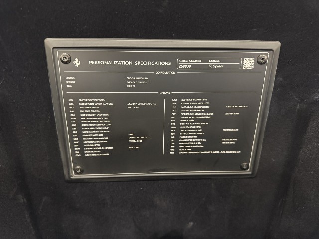 FERRARI F8 SPIDER 2021 Image 67