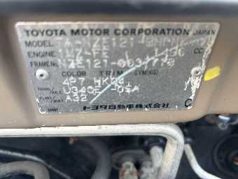TOYOTA ALLEX 2001 Image 11